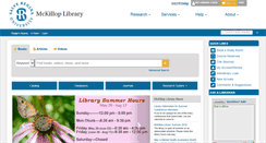 Desktop Screenshot of library.salve.edu
