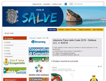 Tablet Screenshot of comune.salve.le.it